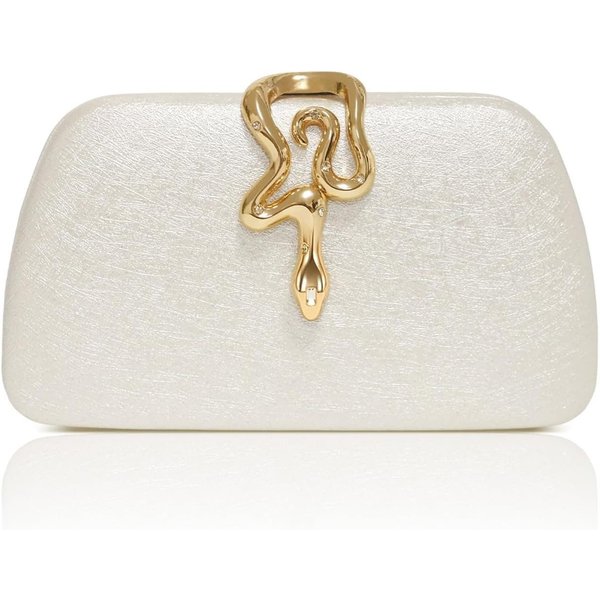Coonoor Abendtasche Damen Glitzer Abendtasche, elegante Clutch, modische Schlangenleder Abendtasche, Party Clutch