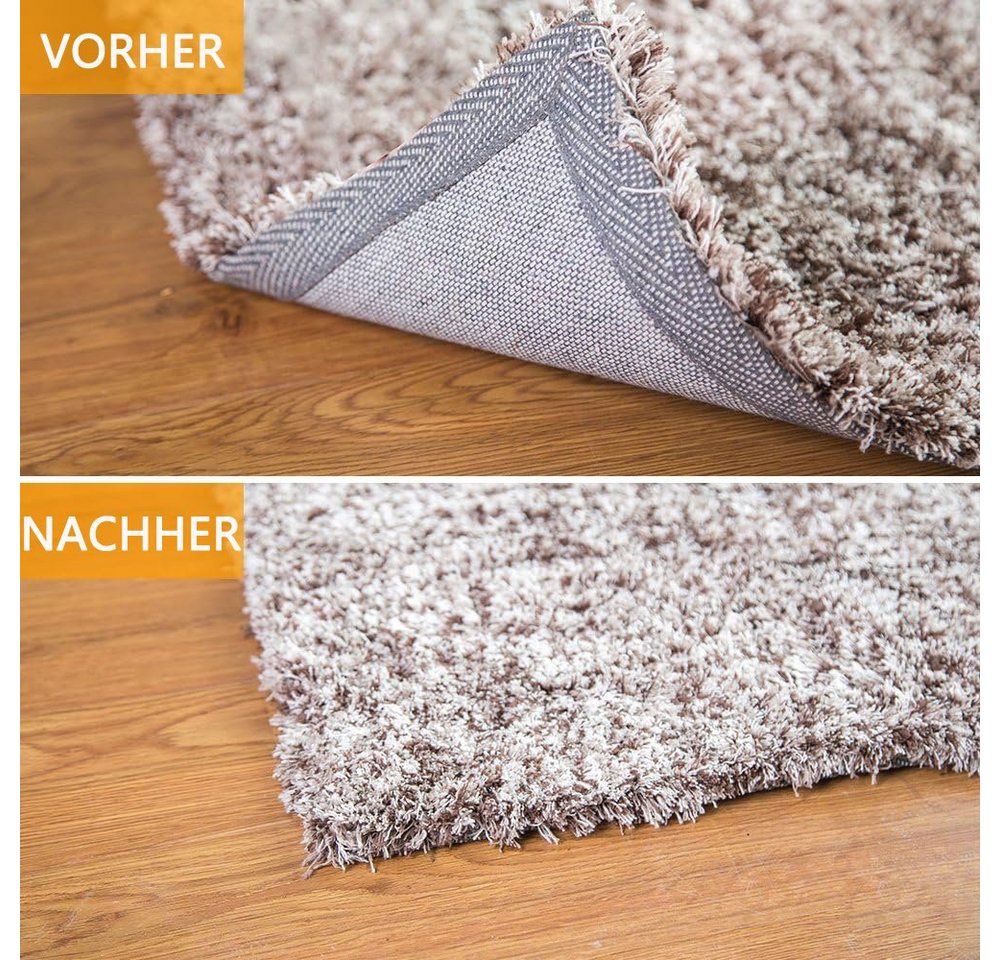 Coonoor Antirutsch Teppichunterlage Teppich Antirutschunterlage Teppich Pads Antirutschmatte, (4-St), für Parkett, Laminat, Fliesen, Kork und Vinyl geeignet – Bild 4 von 5