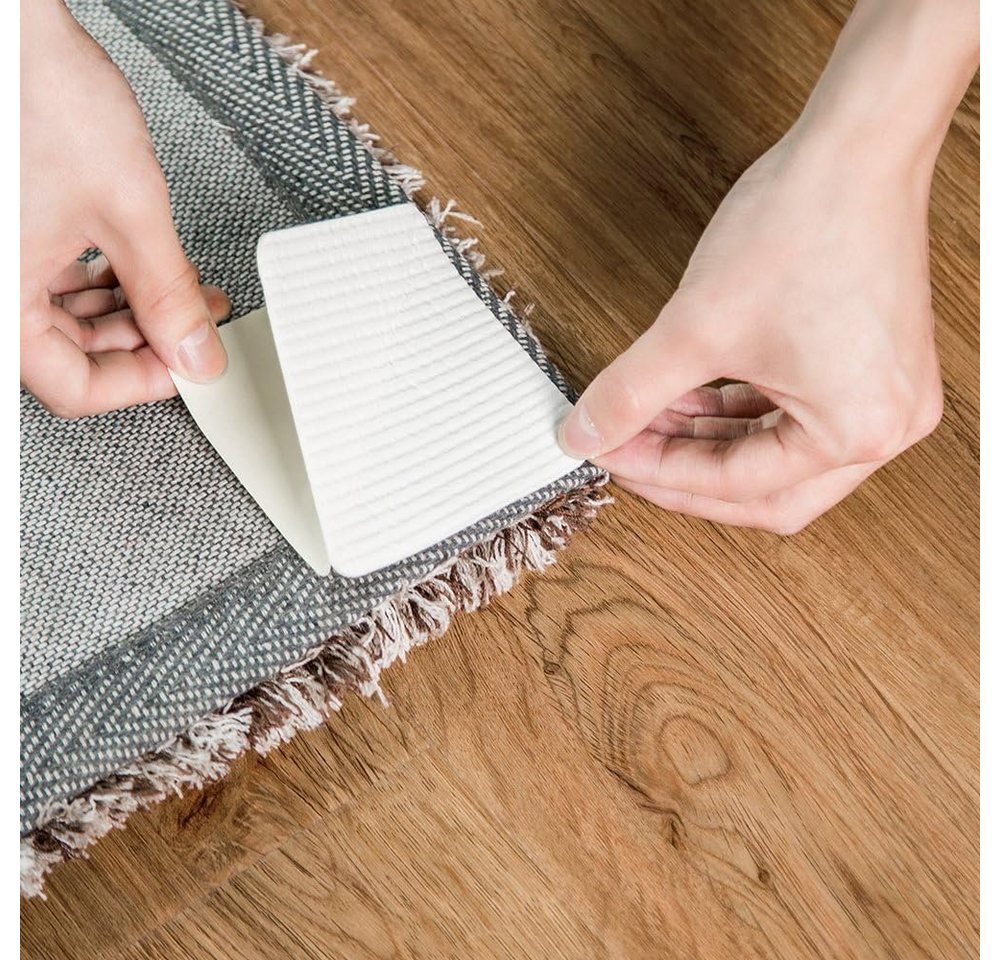 Coonoor Antirutsch Teppichunterlage Teppich Antirutschunterlage Teppich Pads Antirutschmatte, (4-St), für Parkett, Laminat, Fliesen, Kork und Vinyl geeignet – Bild 5 von 5