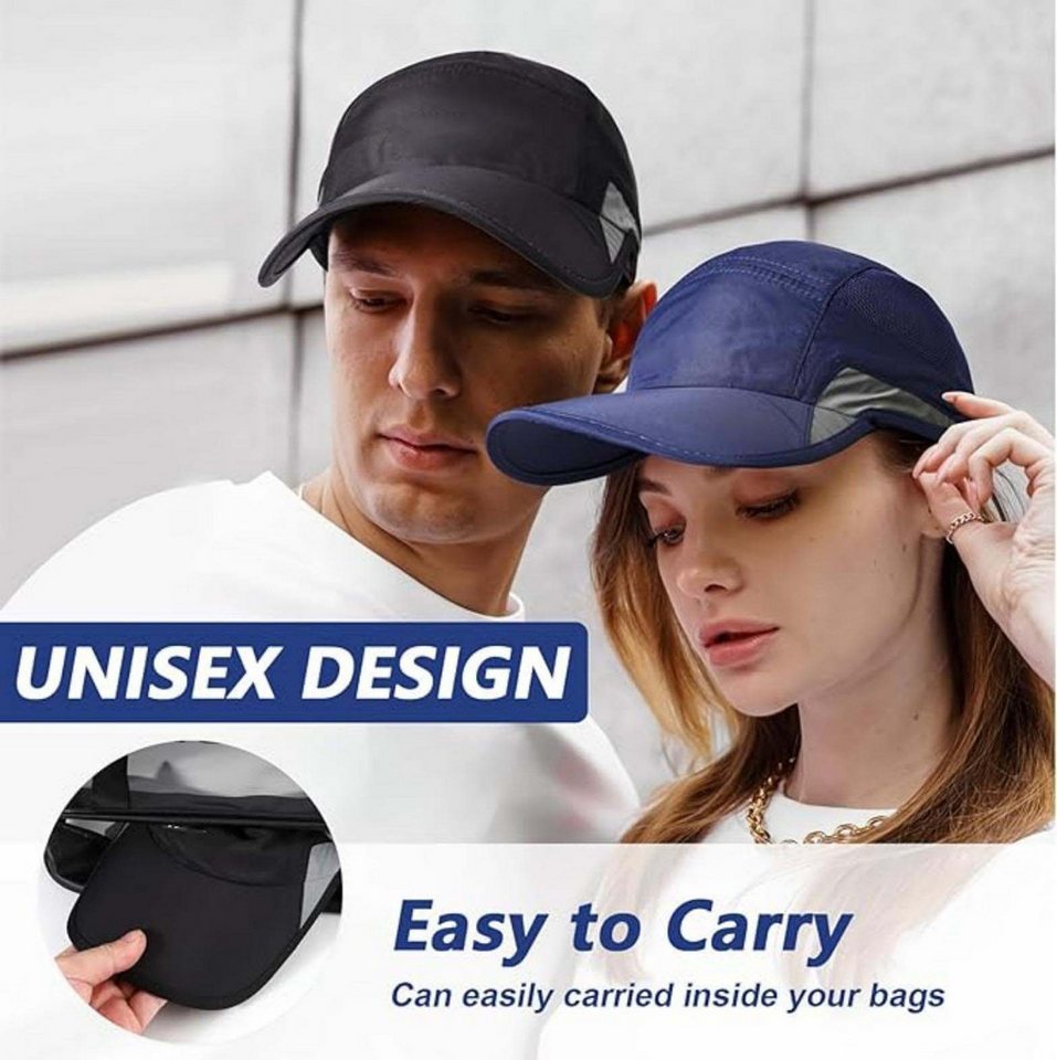 Coonoor Baseball Cap Damen Herren, Atmungsaktive Sport DüNn Mesh Kappe – Bild 5 von 5