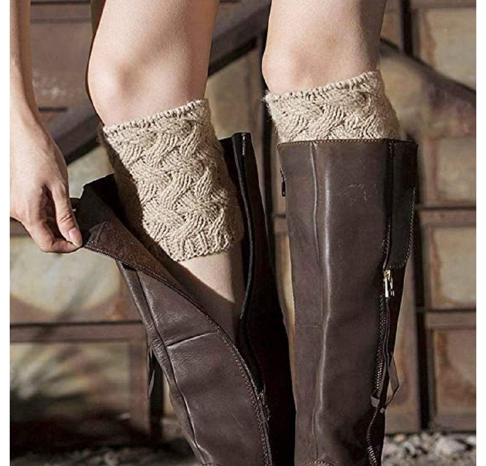 Coonoor Beinstulpen Beinstulpen Stulpen Damen, Beinwärmer für Herbst und Winter für Frauen Mädchen – Bild 2 von 5