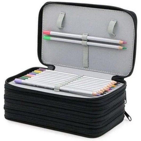Coonoor Federmäppchen Federtasche,Große Kapazität Bleistift Tasche72 Buchsen