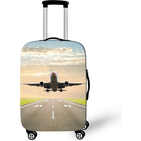 Coonoor Kofferhülle Elastisch Kofferhülle, Flugzeug Reise Kofferschutzhülle Gepäck Cover, Reisekoffer Hülle Schutz Bezug Schutzhülle Waschbare Reisetasche