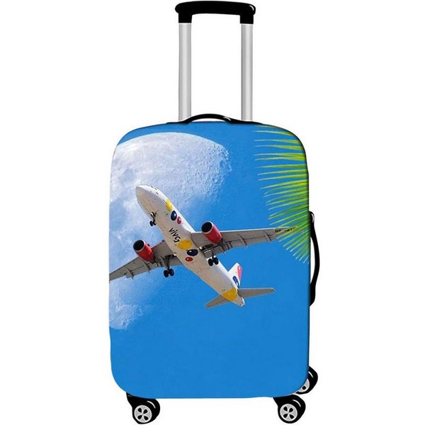 Coonoor Kofferhülle Elastisch Kofferhülle, Flugzeug Reise Kofferschutzhülle Gepäck Cover, Reisekoffer Hülle Schutz Bezug Schutzhülle Waschbare Reisetasche