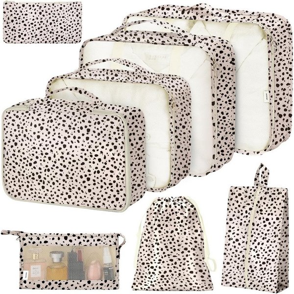 Coonoor Kofferorganizer 8-teiliges wasserdichte Kofferorganizer, Reiseorganizer-Set, (8-tlg), Kofferorganizer ideal für Reisen und Urlaub