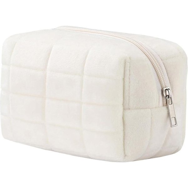 Coonoor Kosmetiktasche Kosmetiktasche aus Plüsch, Kosmetiktasche, Kosmetiktasche Reise Make-Up Kulturbeutel Beautycase