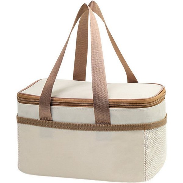 Coonoor Kühltasche Faltbare Kühltasche, Isoliertasche, Wärmeschutz-Lunchbag, praktische Picknicktasche, wiederverwendbar, ideal für Reisen