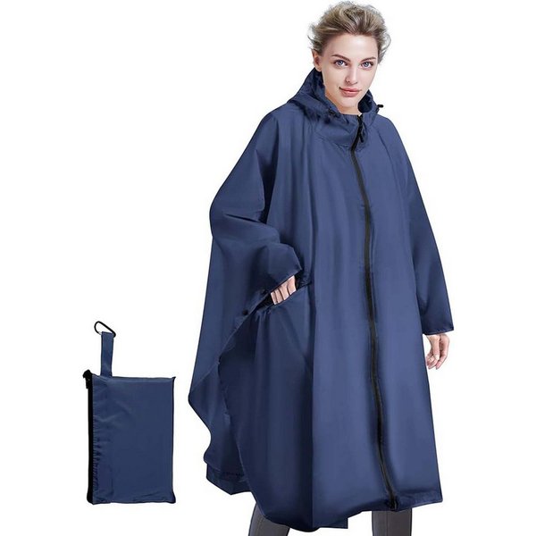 Coonoor Regenjacke Unisex Regenjacken Regencape, Wasserdicht mit Kapuze