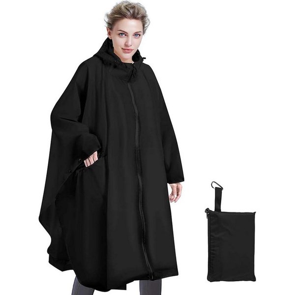 Coonoor Regenjacke Unisex Regenjacken Regencape, Wasserdicht mit Kapuze