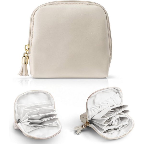 Coonoor Schmuckkasten Kleiner Reiseschmuck Organizer, Schmuckbeutel Taschen