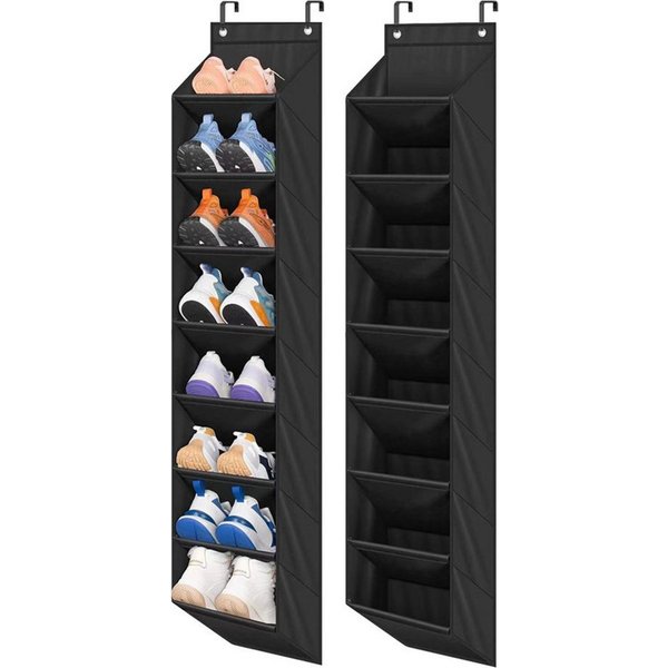 Coonoor Schuhregal Hängende Schuhaufbewahrung, Schuh-Organizer über der Tür, mit Haken-Schuhaufbewahrungsregal für Schuhe, Wohnaccessoires usw