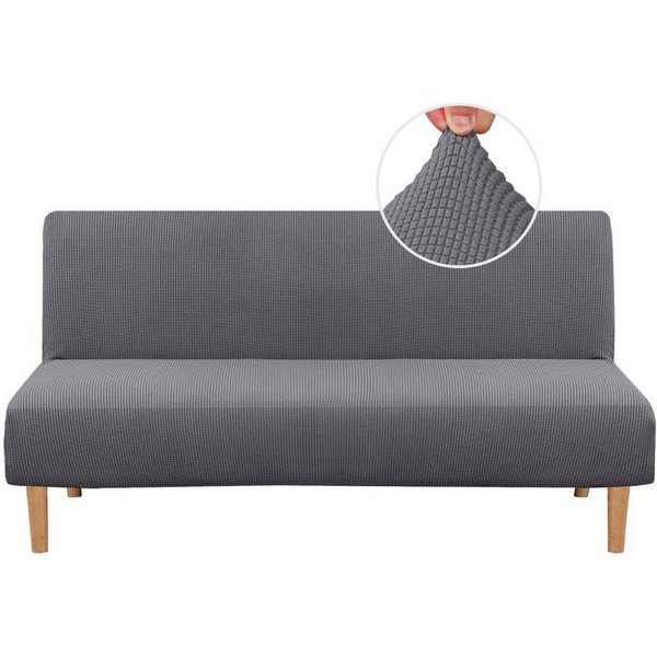 Coonoor Sofahusse Futonbezug ohne Armlehnen, Stretch-Sofabezug Maschinenwaschbar