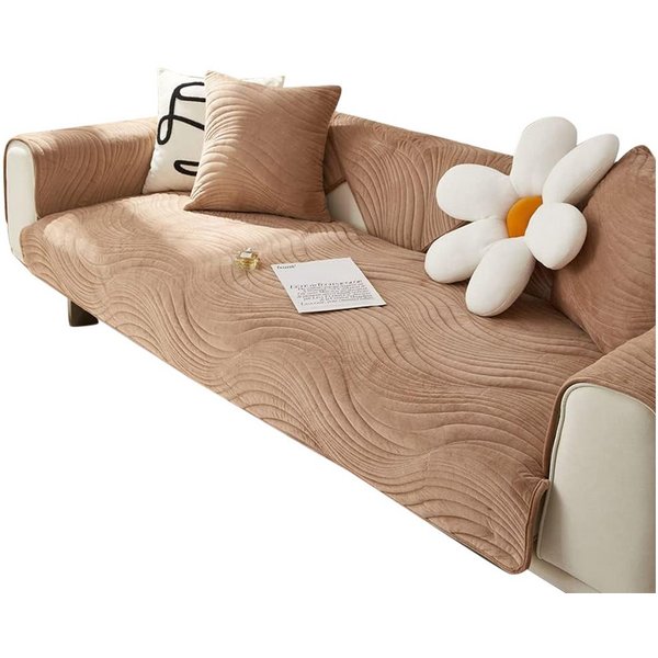 Coonoor Sofaschoner rutschfest Schlichtes, modernes Sofabezugs, Sofa überwurfdecke, Sofaschoner für sitzfläche couch, Geeignet für alle Jahreszeiten