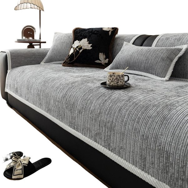 Coonoor Sofaschoner Sofabezug Couch Überzug,Sofa Überzug 1/2/3/4 Sitzer L Form Sofa Cover, Sofa-Schutzhülle Ecksofa, rutschfeste Sofa Überwurf