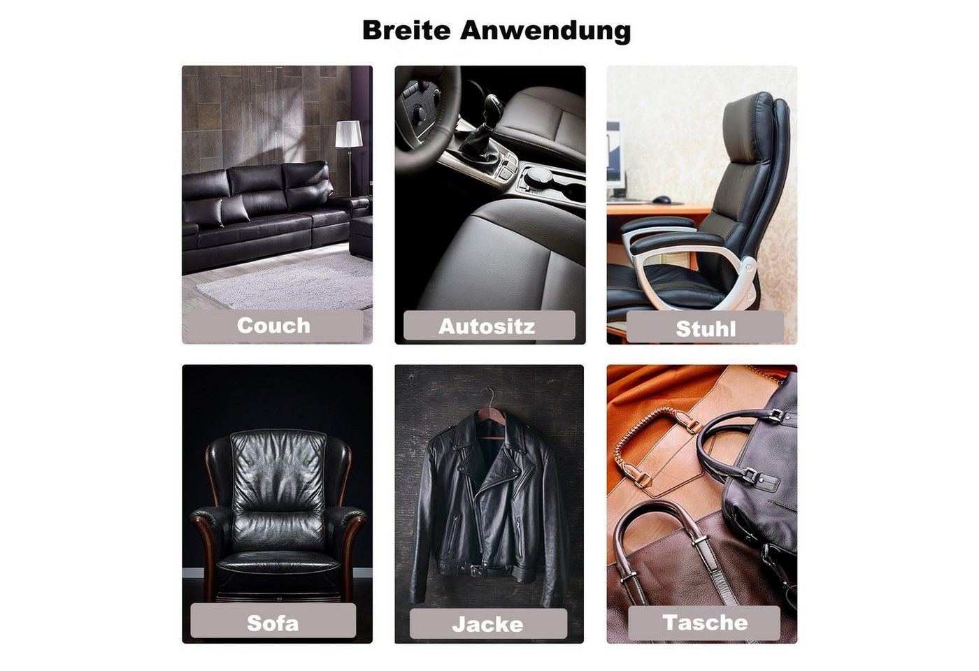 Coonoor Stoff Selbstklebende Lederflicken, Kunstleder, Lederwiederherstellung – Bild 4 von 5