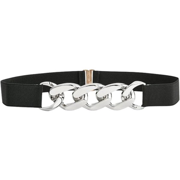 Coonoor Taillengürtel Damen Breiter elastischer Gürtel für Kleider Breiter Retro Stretch Taille Gürtel mit Schnalle