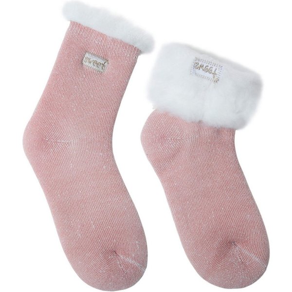Coonoor Thermosocken Damen Thermosocken Kuschelsocken Winter Warme Dicke Süß Haussocken (2-Paar)