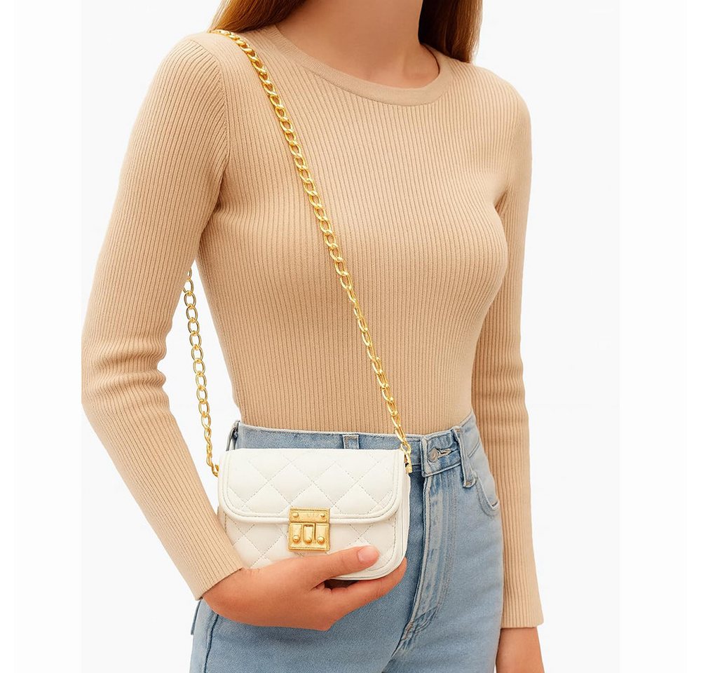 Coonoor Umhängetasche Kettentasche,Clutch Damen,Abendtasche,Elegante Crossbody Bag, für Hochzeit Party Freizeit Date, Muttertagsgeschenke für Mama – Bild 2 von 5