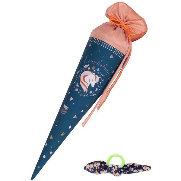 coopz Schultüte Einhorn Nr. 1 70 cm Textil Handmade Personalisierung möglich