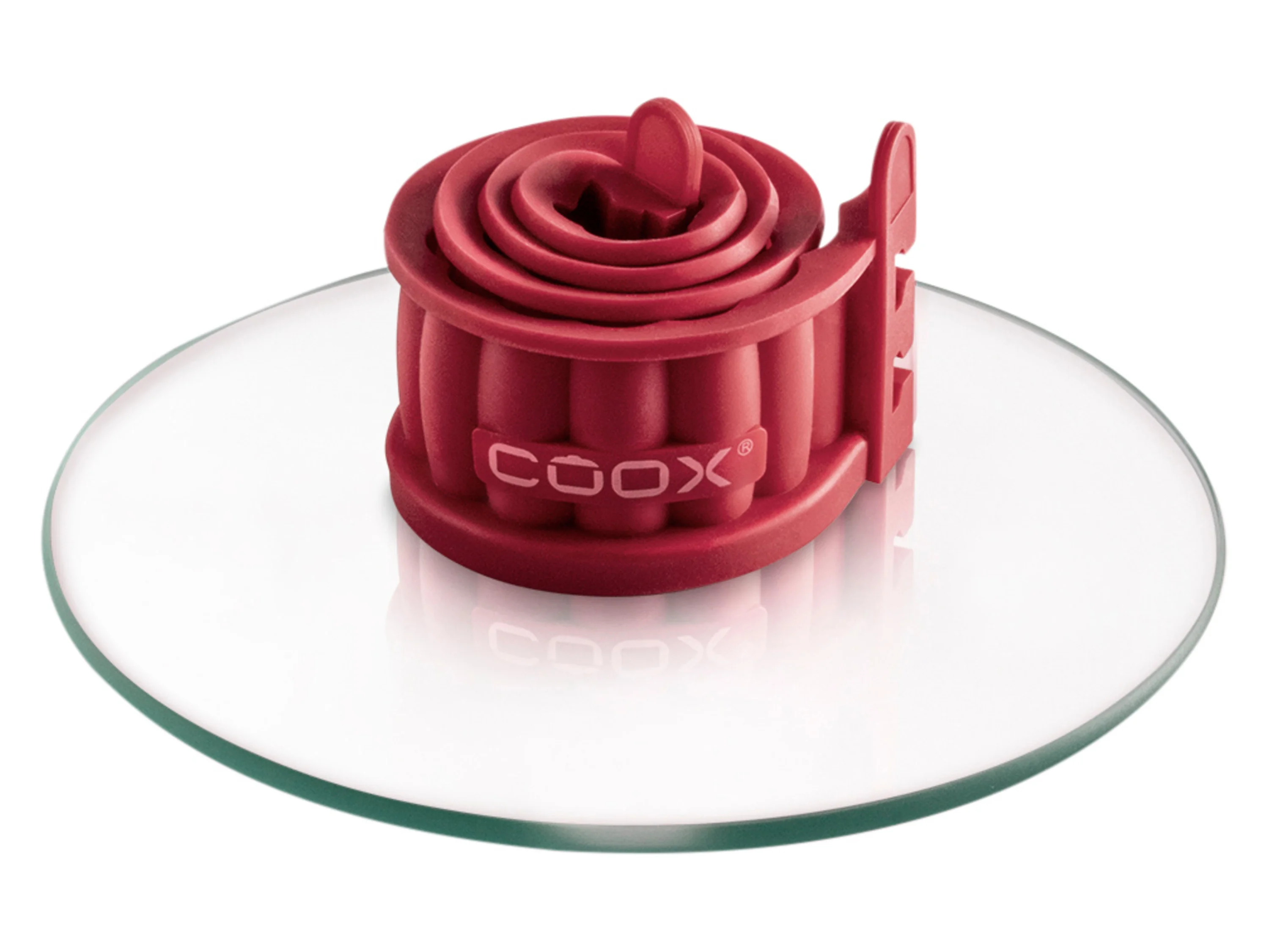 COOX Quicheform mit Glasboden (Dunkelrot) – Bild 4 von 4