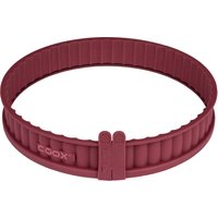 COOX Silikon-Quicheform mit Glasboden (Rot)