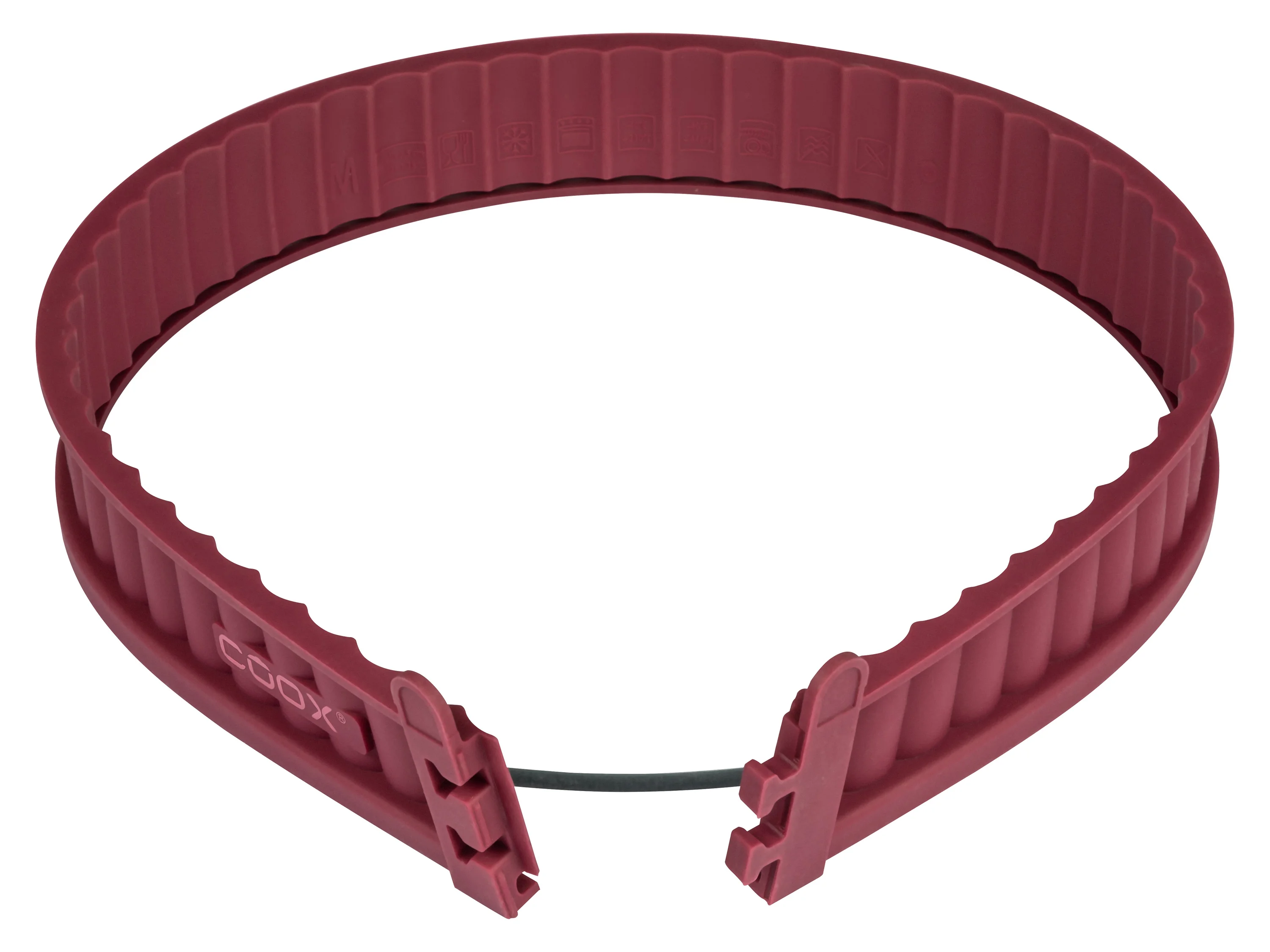 COOX Silikon-Quicheform mit Glasboden (Rot) – Bild 2 von 2