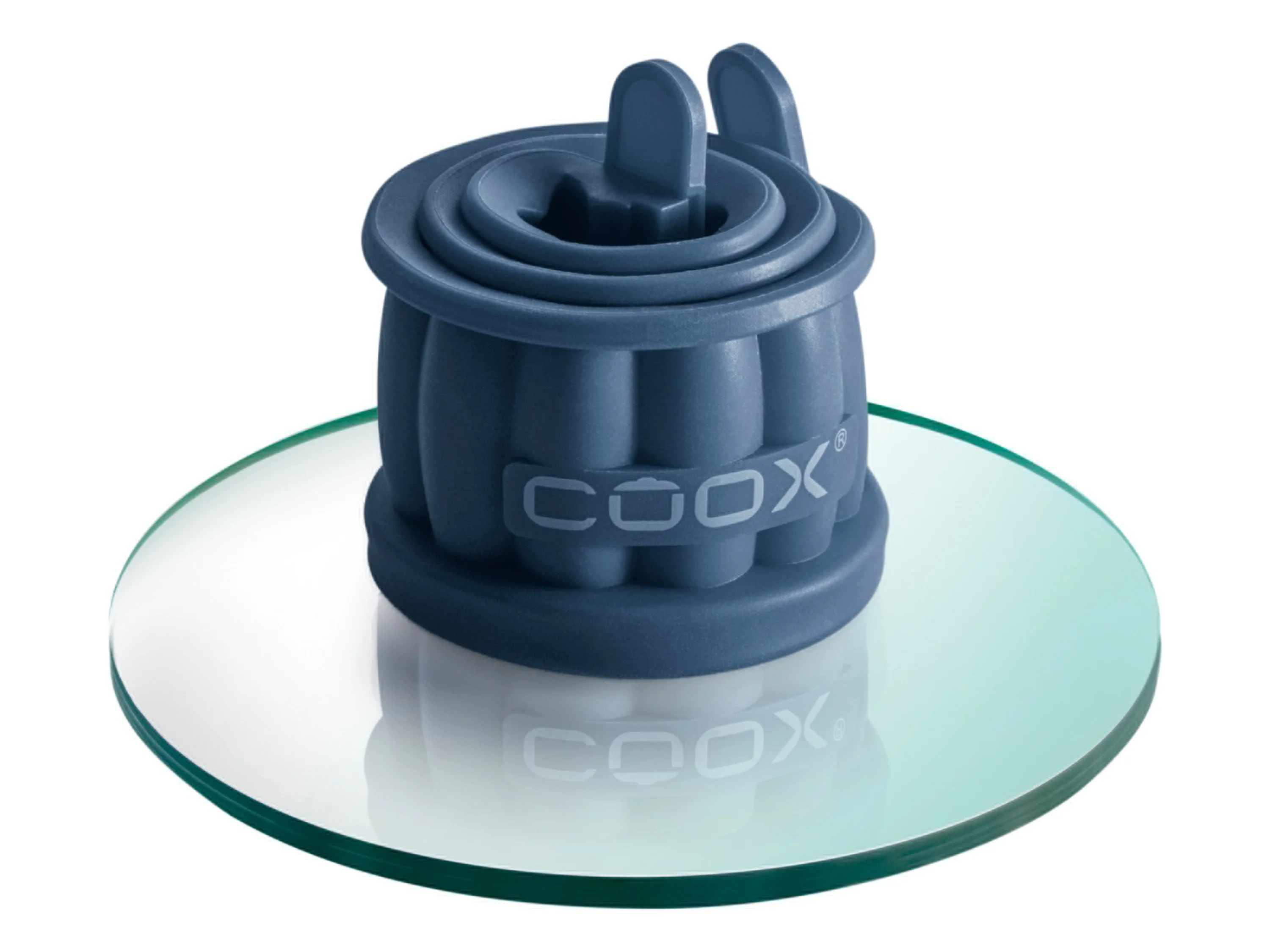 COOX Springform Mini mit Glas-Servierplatte Ø 12x5 cm (Blaugrau) – Bild 3 von 4