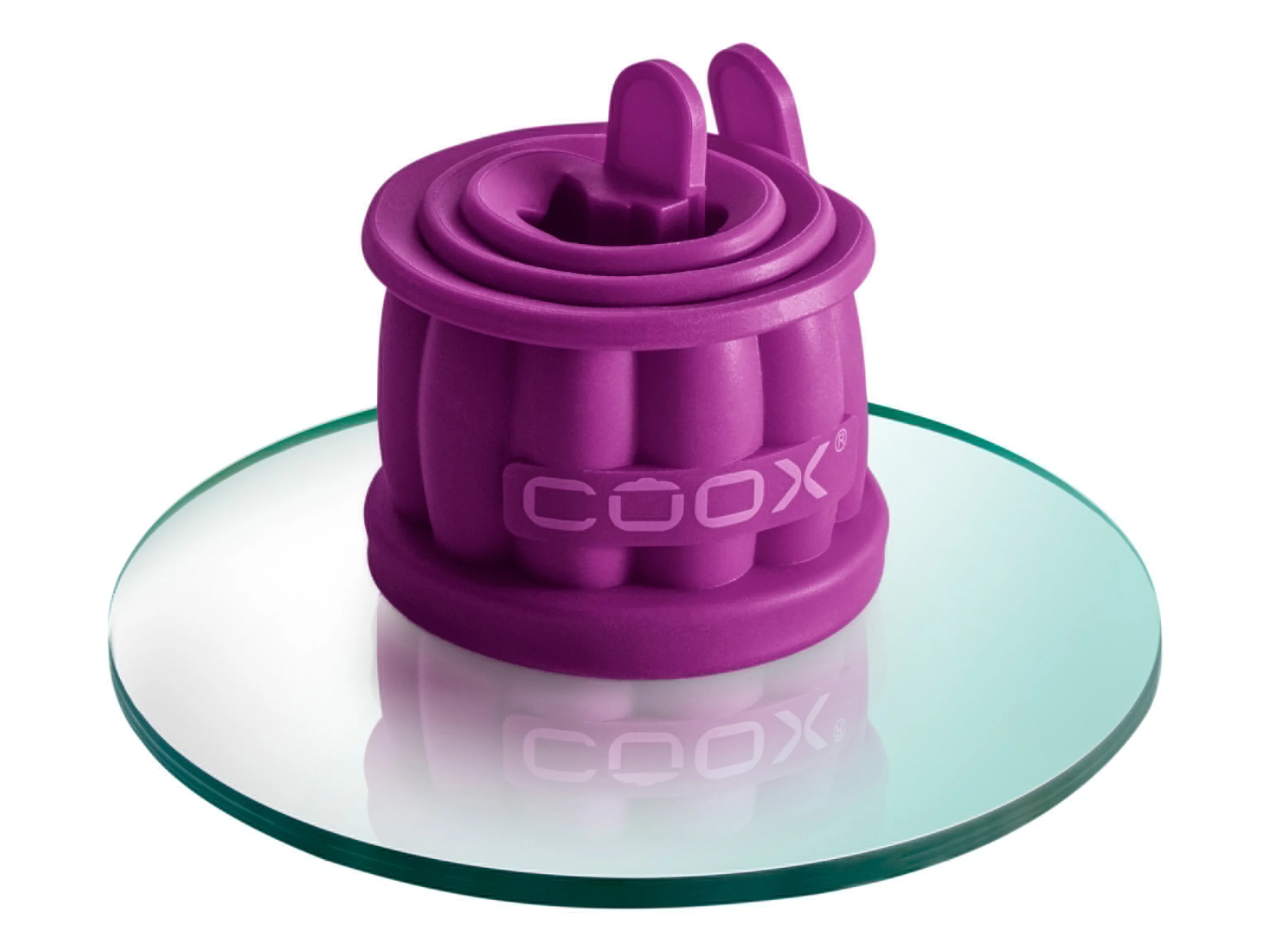 COOX Springform Mini mit Glas-Servierplatte Ø 12x5 cm (Lila) – Bild 3 von 4