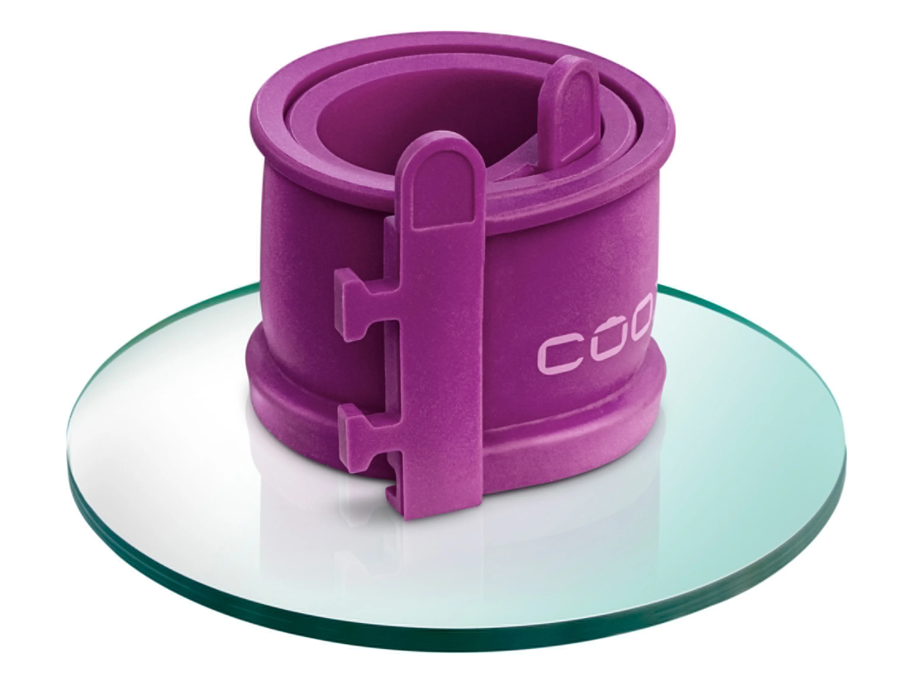 COOX Springform Mini mit Glas-Servierplatte Ø 12x5 cm (Lila) – Bild 4 von 4