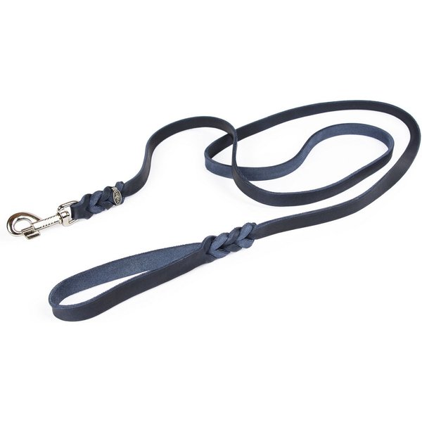 CopcoPet Hundeleine Fettlederleine mit Handschlaufe, Leder