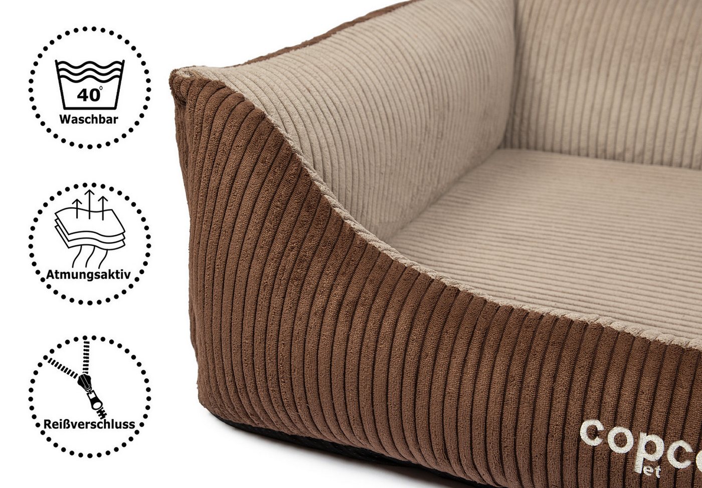 CopcoPet Tierbett Hundebett - Kyra – Bild 2 von 5