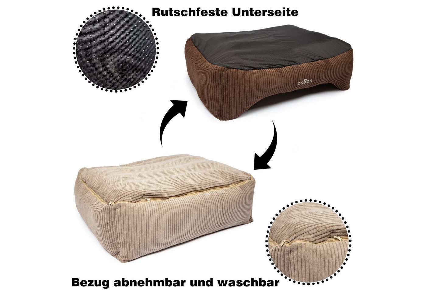CopcoPet Tierbett Hundebett - Kyra – Bild 3 von 5