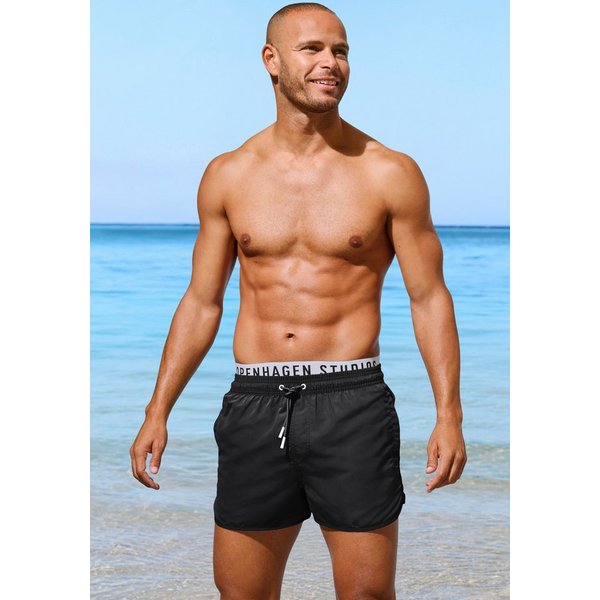 Copenhagen Studios Badeshorts mit elastischem Bund