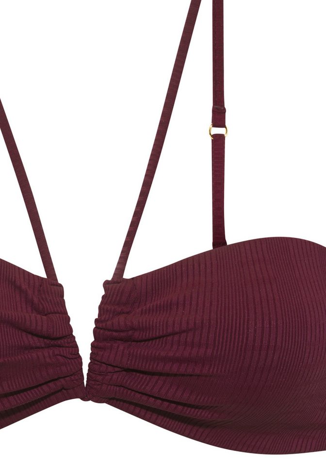 Copenhagen Studios Bandeau-Bikini-Top Nela, mit V-förmigem Cut-Out vorn – Bild 3 von 4