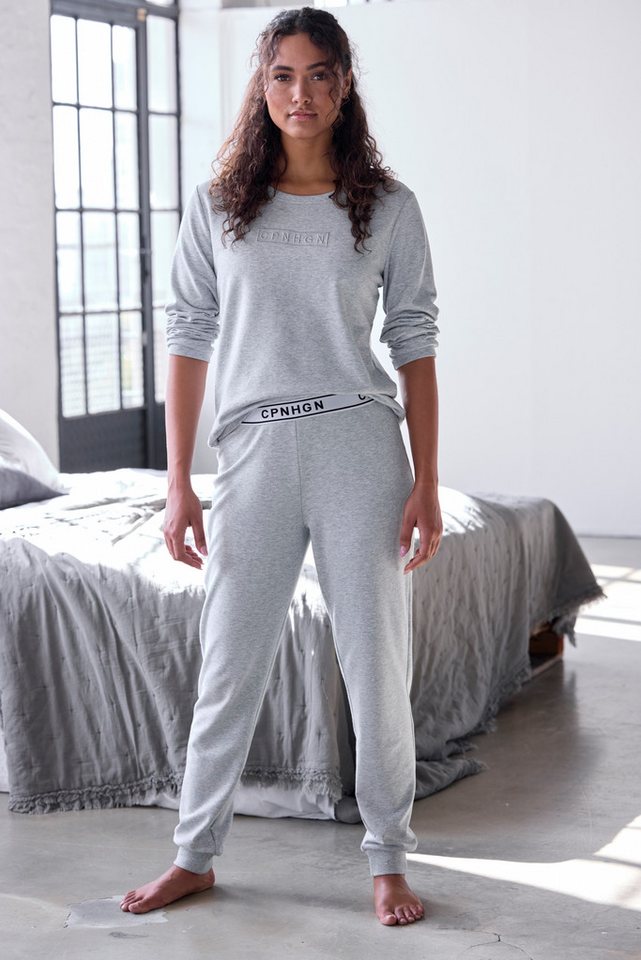 Copenhagen Studios Langarmshirt mit hochwertiger Logostickerei – Bild 3 von 5