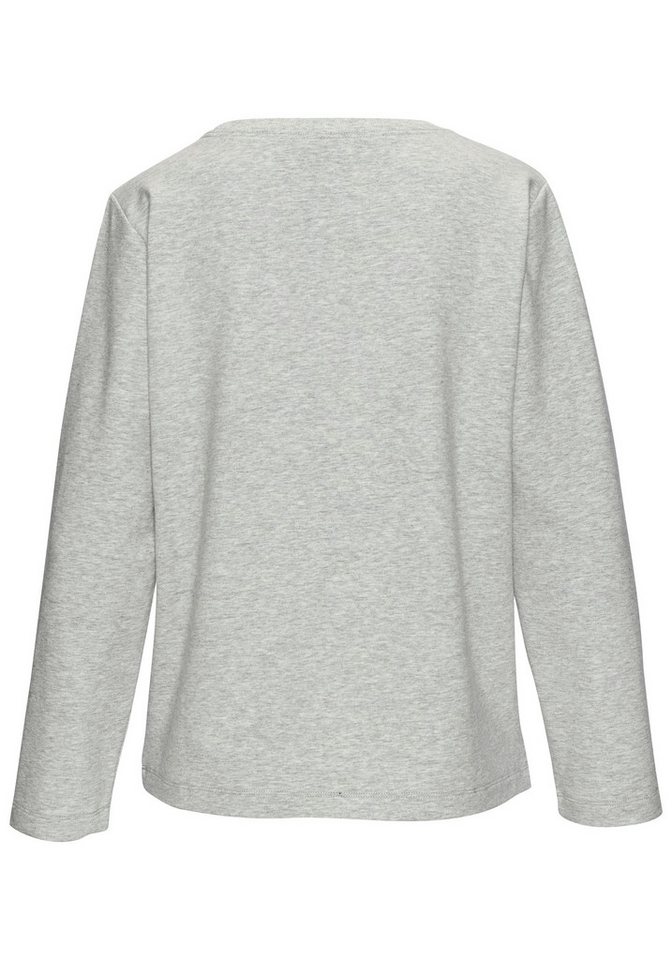 Copenhagen Studios Langarmshirt mit hochwertiger Logostickerei – Bild 4 von 5