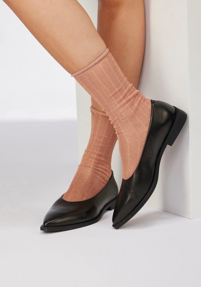 Copenhagen Studios Langsocken (Packung, 2-Paar) transparent und mit Glitzer – Bild 5 von 5