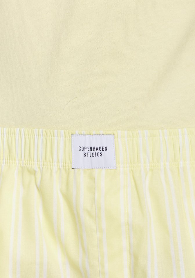Copenhagen Studios Pyjamashorts aus fein gewebter Baumwoll-Qualität – Bild 4 von 4