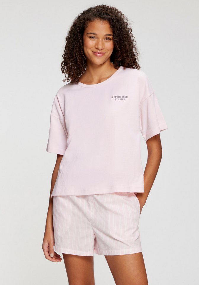 Copenhagen Studios Pyjamashorts aus fein gewebter Baumwoll-Qualität – Bild 2 von 5