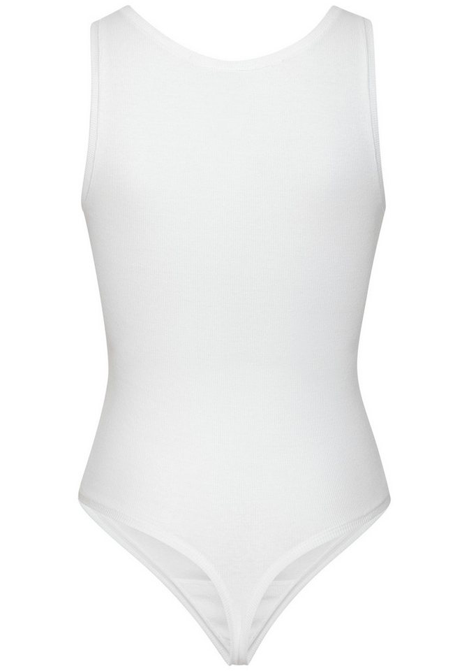 Copenhagen Studios Stringbody mit hochwertiger Logostickerei aus gerippter Bio-Baumwollqualität – Bild 3 von 5