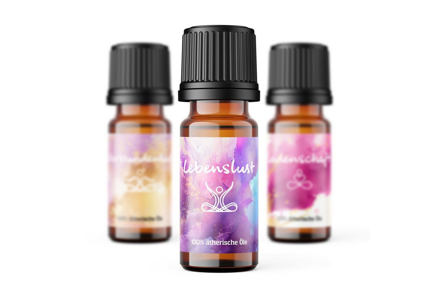 Corasol Adventskalender Premium Raumduft Duftöl Adventskalender 24 ätherische Öle, je 10 ml (25-tlg), inkl. zeitloser Duftlampe – Bild 2 von 5