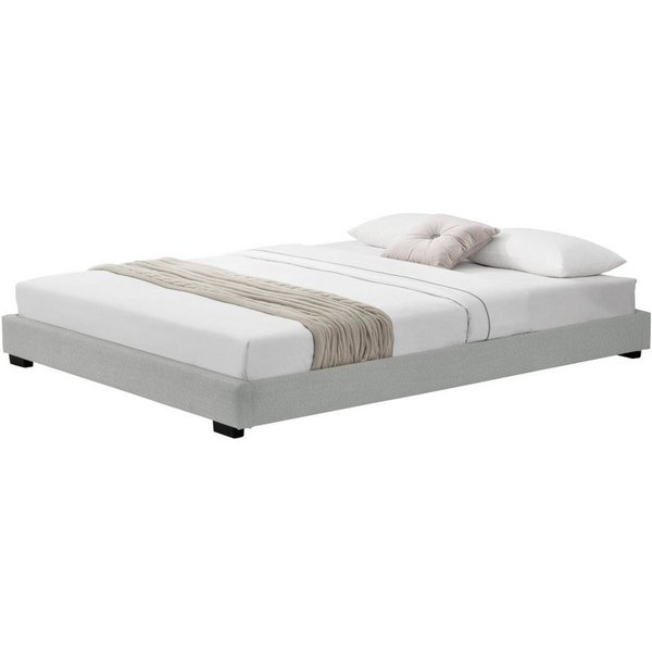 Corium Polsterbett, »Masari« Modernes Bett 140x200cm mit Lattenrost weiß Kunstleder