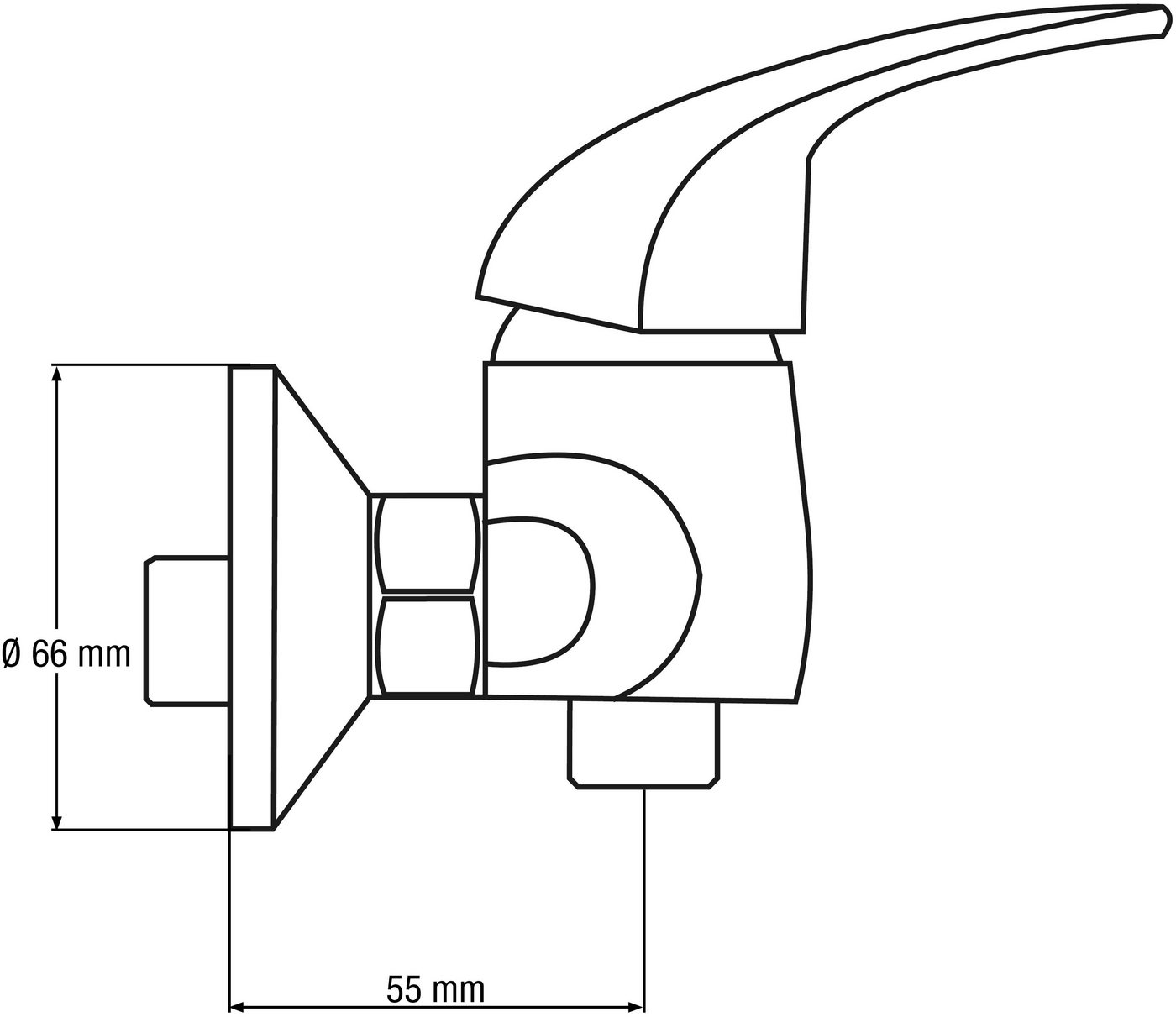 CORNAT Duscharmatur Piccolo Einhebelmischer – Bild 2 von 2