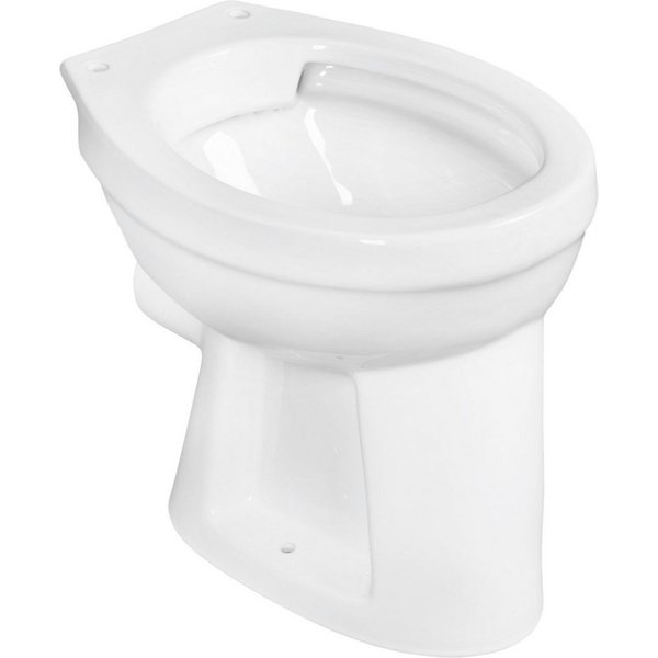 CORNAT Flachspül-WC, bodenstehend, Abgang waagerecht, spülrandlos