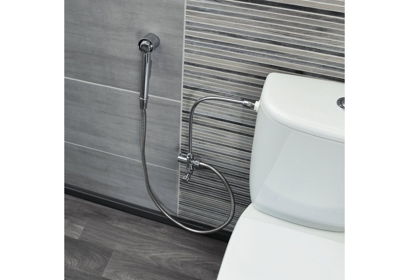 CORNAT Handbrause Brause-Set für Bidet, inklusive Montagematerial – Bild 2 von 4