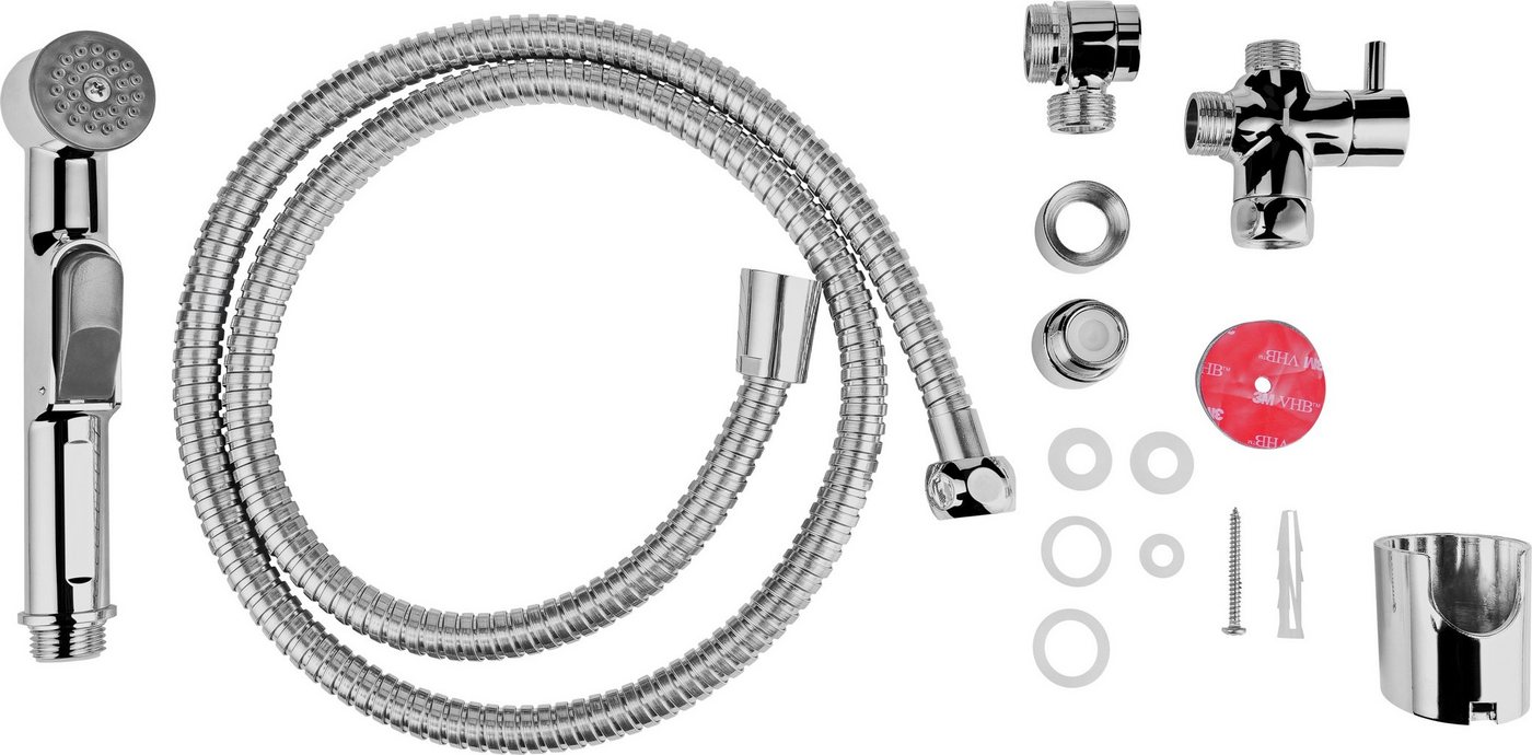 CORNAT Handbrause Brause-Set für Bidet, inklusive Montagematerial – Bild 4 von 4