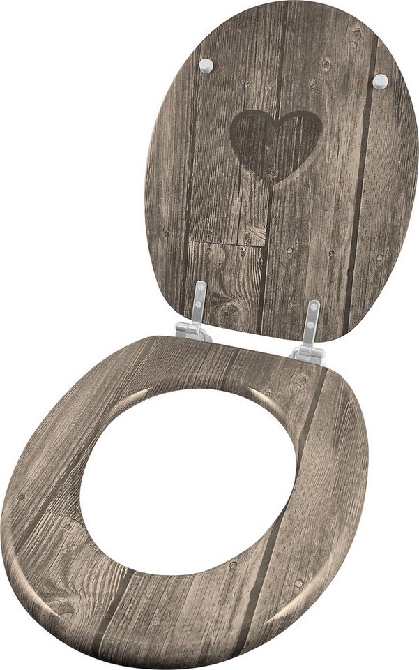 CORNAT WC-Sitz Herz WC Sitz Dekor – Bild 4 von 5