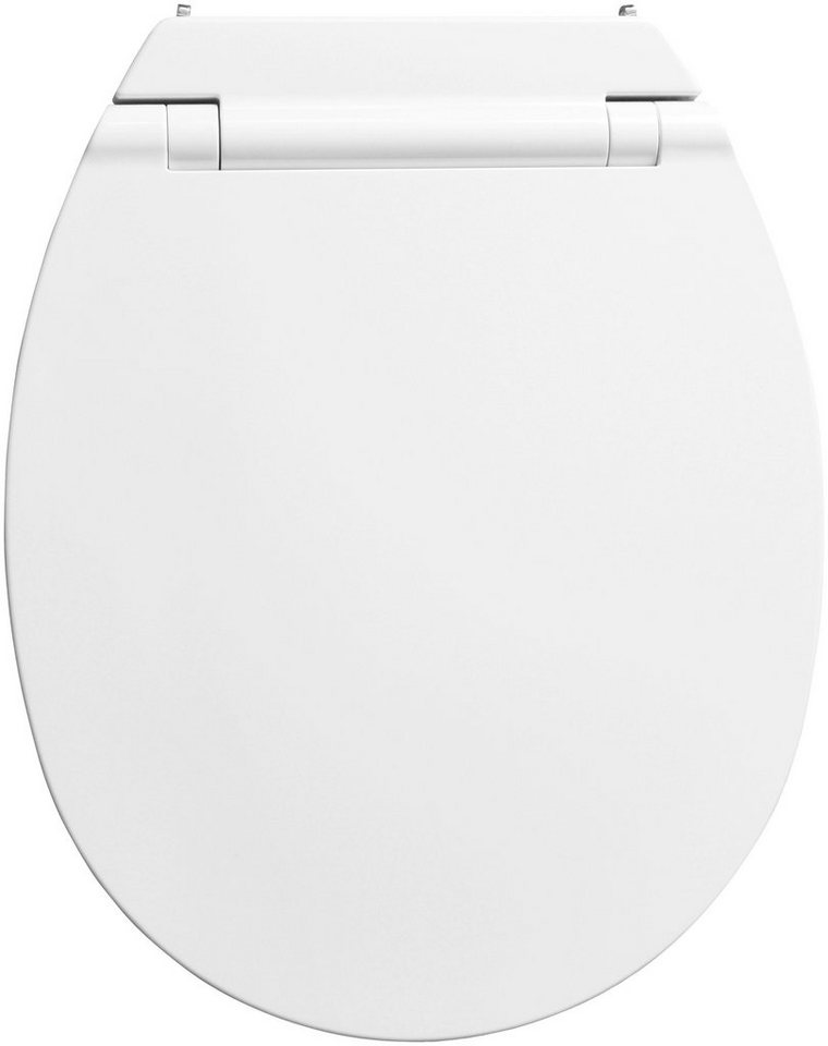 CORNAT WC-Sitz Klassisch weißer Look - Pflegeleichter Duroplast - Quick up, Clean Funktion - Absenkautomatik - Montage von oben / Toilettensitz – Bild 2 von 5
