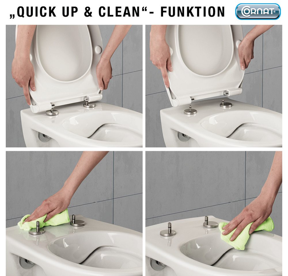 CORNAT WC-Sitz PREMIUM 6 WC-Sitz Softclose – Bild 3 von 5