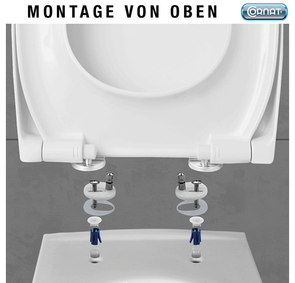 CORNAT WC-Sitz PREMIUM 6 WC-Sitz Softclose – Bild 5 von 5